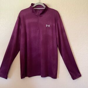 Under Armour Maroon Quarter Zip Pullover